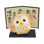 【幸運↑】M7878 元気ふくろう 大 萬古焼置物 その他ライフグッズ（趣味） 開運グッズ｜価格1,970円・送料のご案内