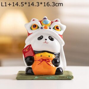【開運グッズ】
置き物 飾り物 オブジェ パンダ 磁器 14.5*14.3*16.3cm 癒やし かわいい 縁起物 インテリア置物 ホームオーナメント 開運グッズ ラッキーアイテム 幸運 オフィスデスク 元気|価格4,382円・送料のご案内