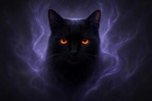 黒猫と目が合う瞬間のスピリチュアルな意味とは？運命の暗示を読み解く
