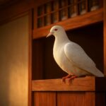 玄関に鳩が来た時のスピリチュアルな意味と幸運のサイン