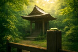 神社で毛虫を見かけた時のスピリチュアルな意味とは?幸運のサイン