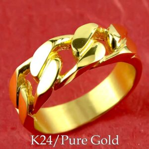 【幸運↑】メンズ 純金 24金 リング 指輪 k24 喜平 幅広 7ミリ幅 鏡面仕上げ 10-21号 金 キヘイ 鎖 リング開運グッズ お守り ラッキーアイテム レディース 男性 女性 笑顔になるジュエリー お守り 大きいサイズ対応 おしゃれ 金属アレルギー対応|価格680,000円・送料のご案内