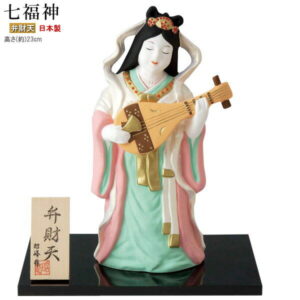 【開運グッズ】縁起物 置物 七福神 弁財天 規格 特大 日本製 陶器製 置き物 飾り物 開運グッズ 幸運グッズ 水の神様 金運 商売繁盛 武芸 音楽上達 交通安全 恋愛成就 子孫繁栄 家庭 自宅 会社 事業所 守り神 縁起の良い インテリア xc 贈り物 ギフト プレゼント 即発対応｜価格8,993円・送料のご案内