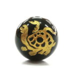 【運気アップ】玄武 天然石 四神獣 四神 玄武 珠売り オニキス玄武彫り 10mm 金彫り 最強金運 オニキス 開運グッズ 天然石ビーズ 粒売り バラ売り ばら売り バラ玉｜価格330円・送料のご案内