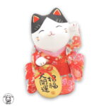 【開運祈願】猫グッズ 外国人 お土産 日本 喜ぶ 開店祝い 周年祝い 移転祝い ちりめん 招き猫 置物 manekineko MANEKI NEKO 開店祝い 左手上げてお客様を招く【ちりめん小判招き猫（招福）】まねき猫 専門店 雑貨 風水 風水グッズ 猫 雑貨 グッズ プレゼント p6 ss s2 ma｜価格2,750円・送料のご案内