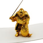 【運気アップ】えびす様 恵比寿 えびす 像 福笹船付 24K 純金メッキ 御守り 風水グッズ 開運グッズ 幸運 開運インテリア お守り 金運アップ 金運グッズ 開運アイテム 開運祈願 EBISU 七福神の置物 2026｜価格11,888円・送料のご案内