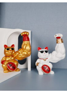 【開運祈願】
【サイズM】招き猫 猫パンチ 招きネコ ゴールド 幸せを呼ぶ 暴富 金色招き猫 風水 グッズ 開運グッズ 縁起物 風水グッズ 2023 まねきねこ 置物 商売繁盛 開店祝い ジム サロン 居酒屋 カフェ レストラン 美容室|価格3,870円・送料のご案内