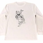 【開運グッズ】北尾政美　ドライ　Tシャツ　名画　絵画　アート　グッズ　恵比寿様　七福神　開運　グッズ　ロング　ロンT　長袖｜価格2,400円・送料のご案内