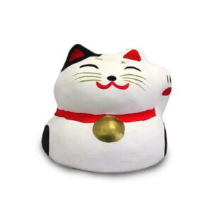 【運気アップ】ミニ笑福招き猫 【 招き猫 猫 ねこ ネコ 開運招福 開運グッズ 紙張子 かわいい 】｜価格400円・送料のご案内